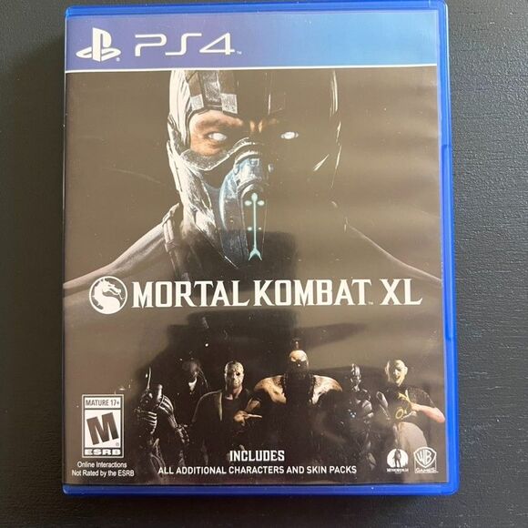 Mortal Kombat XL (Playstation 4, 2016) PS4 Disc & Case Video Game - Picture 1 of 3